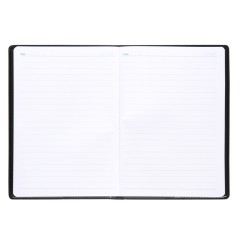 得力 皮面本7900 办公商务记事本/笔记本/硬面抄 18K80页 优质皮革