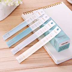 得力 中性笔芯S766 0.5MM水笔芯替芯签字笔碳素笔黑色笔芯