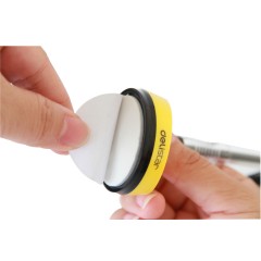 得力 6793桌面商务办公台笔 180度旋转0.5mm中性笔 银行柜