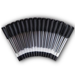 得力 s52中性笔碳素笔水笔签字笔黑笔办书写笔