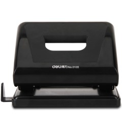 得力 0105打孔机 双孔圆孔打孔器 档案纸质手动打洞器