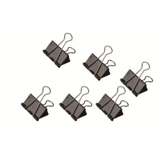 易达/Esselte  10141 41mm铁票夹子黑色长尾夹 燕尾夹 票夹