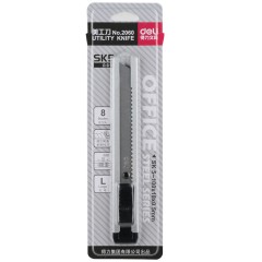 得力 大号美工刀 切纸刀 手工刀 金属外壳 得力2060美工刀