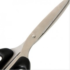 得力 6010剪刀 桌上办公用品剪刀 裁纸剪刀