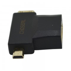 秋叶原 标准HDMI母转MicroHDMI公 迷你MINIHDMI三合一 Q946