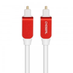 Choseal/秋叶原 数字光纤音频线方对方5.1声道SPDIF光纤线