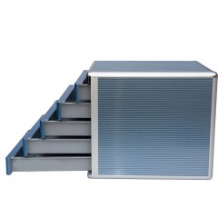 金隆兴 桌面带锁文件柜A4资料收纳柜抽屉式