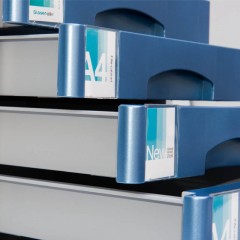 金隆兴 桌面带锁文件柜A4资料收纳柜抽屉式