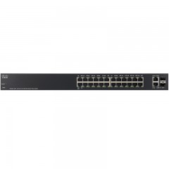 CISCO/思科  SF220-24P-K9-CN 24口POE网管企业级交换机