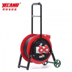 野狼 YL-35CGS3-B 车轮式移动电缆盘电缆卷盘工业插座线卷盘