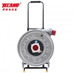 野狼 YL-46GT6-B 小车移动电缆盘IP67防水电缆卷盘63A5芯插座空盘