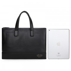 皮尔卡丹 真皮头层牛皮大容量手提包 J8A105-140101A