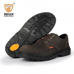 赛固 劳保鞋男真皮钢包头防砸防刺穿安全工作鞋冬季老保鞋耐磨工地