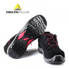代尔塔 夏季透气工作鞋劳保鞋钢包头防砸防静电防滑安全鞋防臭男女