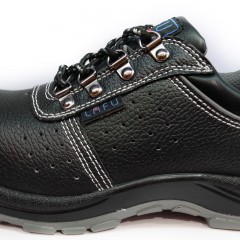 拉福 防砸防刺穿防静电绝缘耐油耐酸碱真皮劳保安全鞋防护鞋6822