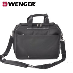 Wenger/威戈  14寸黑标商务单肩包斜挎包