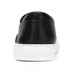 红蜻蜓 情侣鞋春新款真皮舒适一脚套休闲皮鞋情侣板鞋