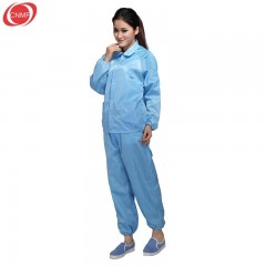 谋福  翻领无尘洁净防护服净化服洁净服防静电服 分体工作服 防尘
