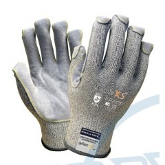 赛立特 手套手掌贴皮抗穿刺耐腐蚀耐磨高温一般手指翻皮5级防割 ST58117F