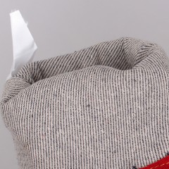 代尔塔 205515防护手套电焊工手套隔热耐磨牛皮焊接防火阻燃手套