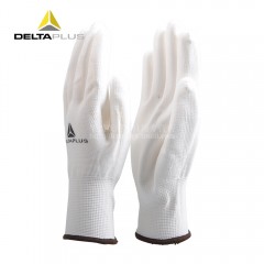 代尔塔 201704手套 精细机械电子操作手套 防滑耐磨PU涂层针织手套