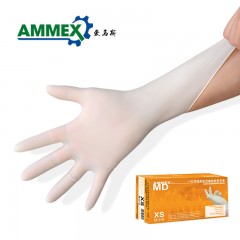 AMMEX/爱马斯 一次性检查橡胶手套牙科口腔加厚无粉100只/盒TLFCMDi