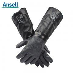 Ansell/安思尔  19-024 19-026 氯丁橡胶手套防化劳保工业耐高温加长加厚
