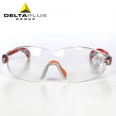 代尔塔 透明骑车工业劳保打磨防风沙灰粉尘雾紫外线护目镜防护眼镜 36561