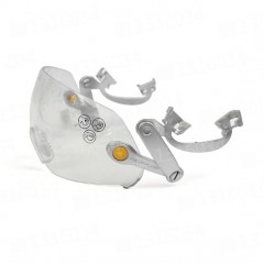 代尔塔 安全帽用防护眼镜 101134防雾防刮擦 安全护目镜