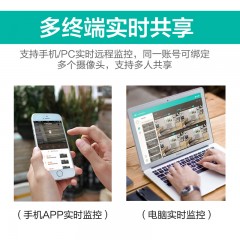 小蚁 智能摄像机1080P高清夜视ai升级版无线wifi家用小型家庭宠物监控摄像头微型小米手机远程网络监控器套装