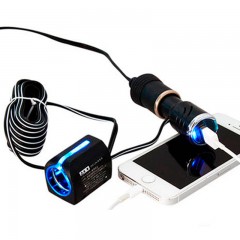 YAC 汽车点烟器一拖二带灯一分二 车载充电器 PZ-610