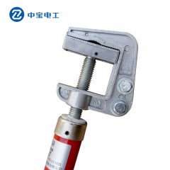 中宝 35KV室内高压接地线平口螺旋接地线 变电站用25方接地线 000