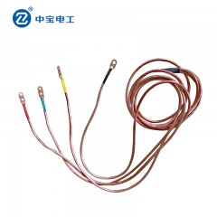 中宝 平口接地线室内接地棒6kv10kv35kv66kv铜线 手握接地棒