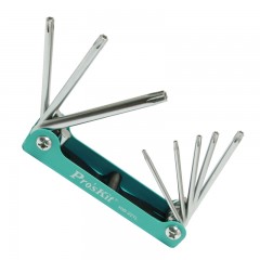 宝工 #39;skit 折叠型星孔扳手组(8支组) HW-221L