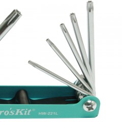 宝工 #39;skit 折叠型星孔扳手组(8支组) HW-221L