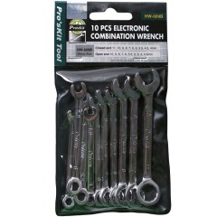 宝工 #39;skit 小型梅开扳手组(10支组)公制 HW-609B