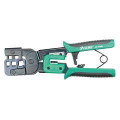 宝工 CP-376M 三口铁柄棘轮压线钳 网线钳子 电话电脑网络钳