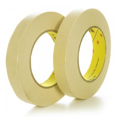 3M 汽车喷涂无痕纸胶带 遮蔽带 美纹胶 耐高温121°C  232