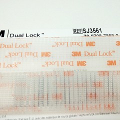 3M 透明Dual Lock蘑菇搭扣 VHB背胶尼龙扣带魔术贴  SJ3561/SJ3560