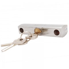 锐赛特 玻璃门锁超B级锁芯抗液压剪双门U型锁插锁  RST-142