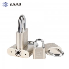 名高 B级大圆角叶片挂锁防水防锈大门锁头仓库门宿舍不锈钢小挂锁