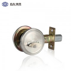名高 暗锁隐形门锁呆锁不锈钢单头闭锁辅助锁暗锁室内门锁通道锁背