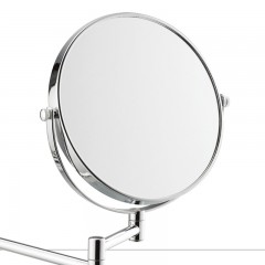 摩恩 全铜浴室化妆镜伸缩镜梳妆镜壁挂折叠镜子卫生间放大镜美容镜