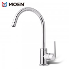 摩恩 水龙头冷热全铜可旋转防指纹厨房水池水斗水槽水龙头 60401SRS