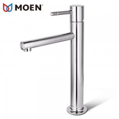 摩恩 卫生间台上盆面盆脸盆单孔单把手冷热水高脚台盆水龙头 69122