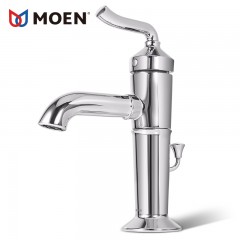 摩恩 水龙头新古典单把手冷热龙头洗脸台面盆龙头洗手池水嘴 16121