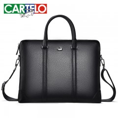 卡帝乐鳄鱼 商务包真皮手提包单肩背包手拿休闲斜挎包 RKDL-15290-6