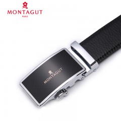 梦特娇 男士皮带简约自动扣腰带男青年商务休闲裤带60061