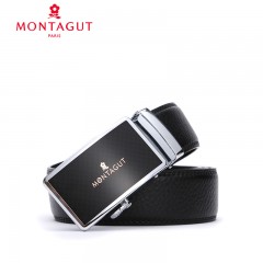 梦特娇 男士皮带简约自动扣腰带男青年商务休闲裤带60061