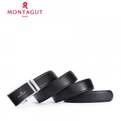 梦特娇 男士皮带简约自动扣腰带男青年商务休闲裤带60061